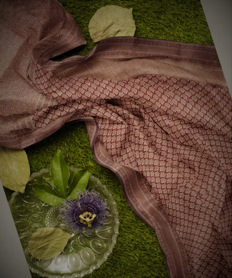 Ddf Maroon Pan Banarasi Silk Saree Catalog